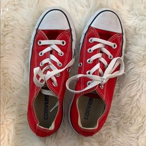 Unisex Bright Red Converse